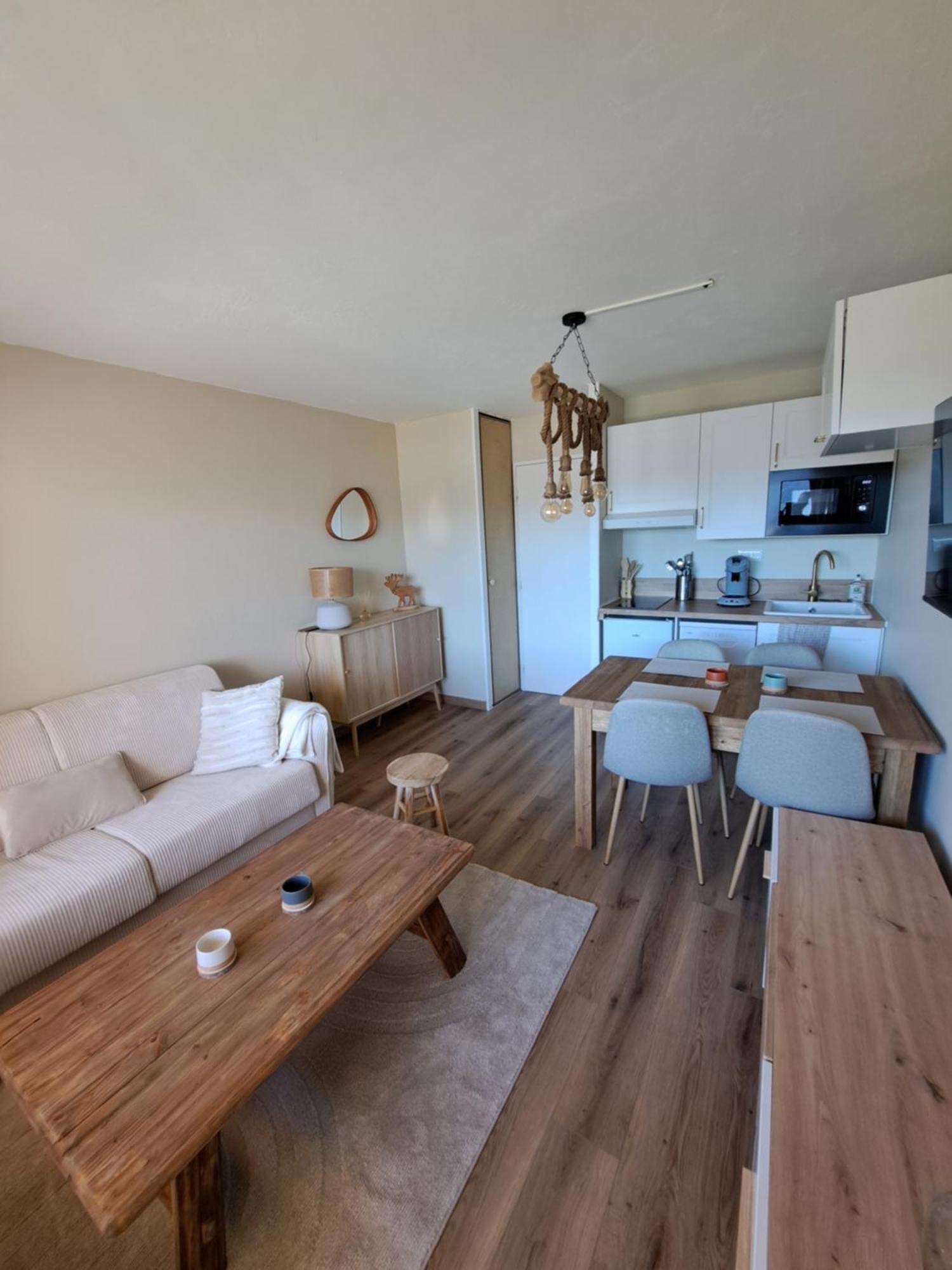 Studio Cabine 4 Couchages, Vue Face Aux Montagnes Font-Romeu-Odeillo-Via المظهر الخارجي الصورة